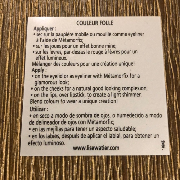 NEW LISE WATIER Mineral Loose Eyeshadow - Picture 8 of 11